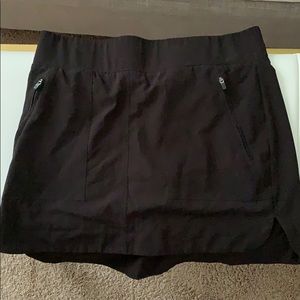 Black golf skirt